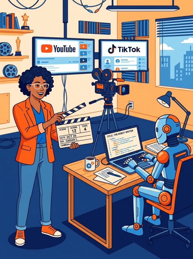 Как AI помогает создавать сценарии для видео-роликов (YouTube, TikTok, Reels) в 2026